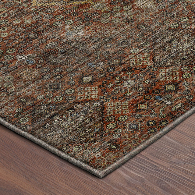 Dalyn Aristo AR1 Paprika Rug corner detail