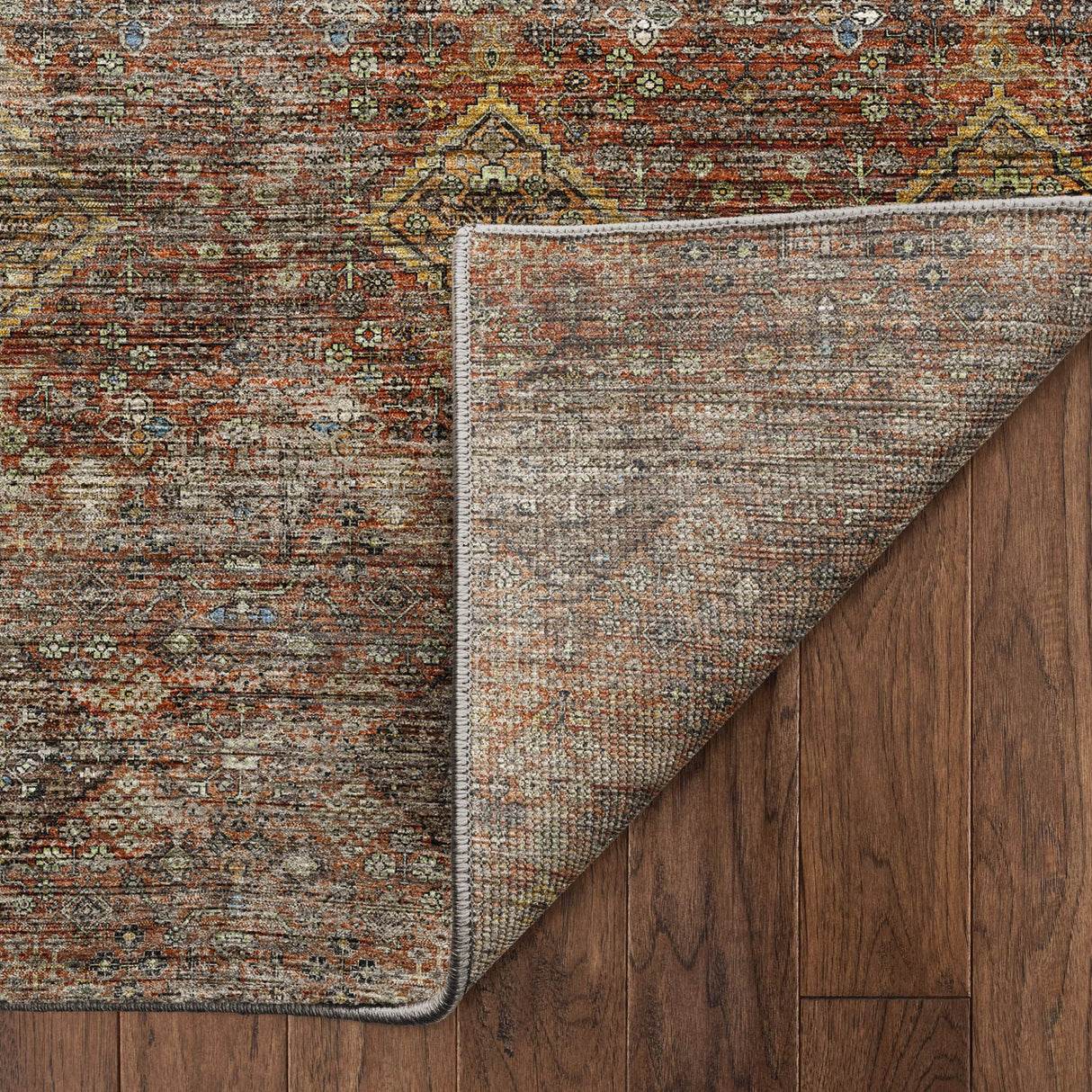 Dalyn Aristo AR1 Paprika Rug backing detail