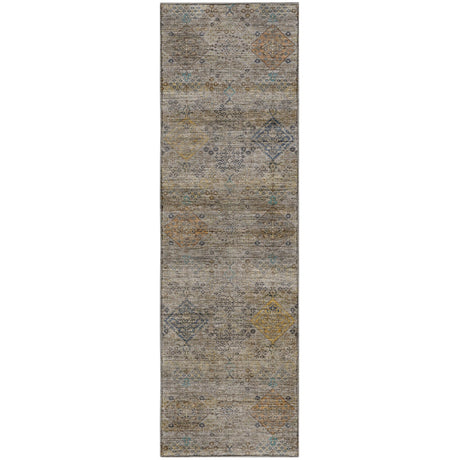 Dalyn Aristo AR1 Pewter Rug runner rug