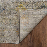 Dalyn Aristo AR1 Pewter Rug backing detail