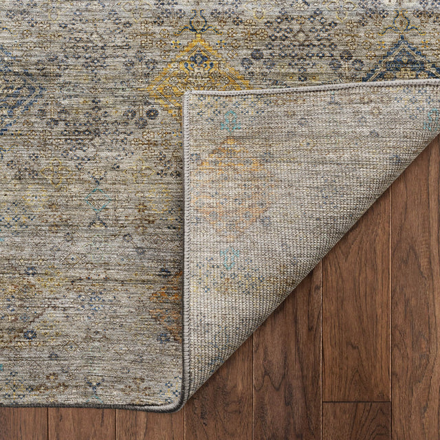 Dalyn Aristo AR1 Pewter Rug backing detail
