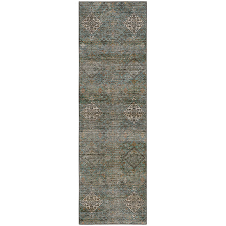 Dalyn Aristo AR1 Teal Rug runner rug