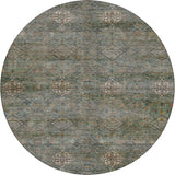 Dalyn Aristo AR1 Teal Rug round rug