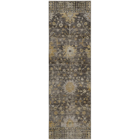 Dalyn Aristo AR2 Charcoal Rug runner rug