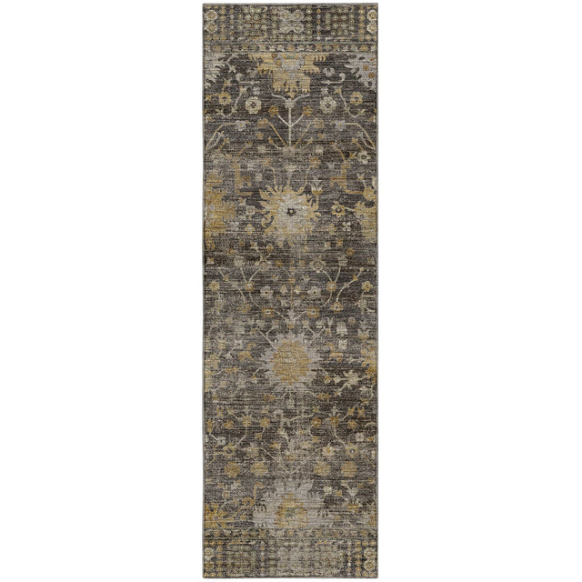 Dalyn Aristo AR2 Charcoal Rug runner rug