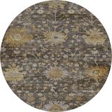 Dalyn Aristo AR2 Charcoal Rug round rug