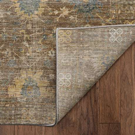Dalyn Aristo AR2 Chocolate Rug backing detail