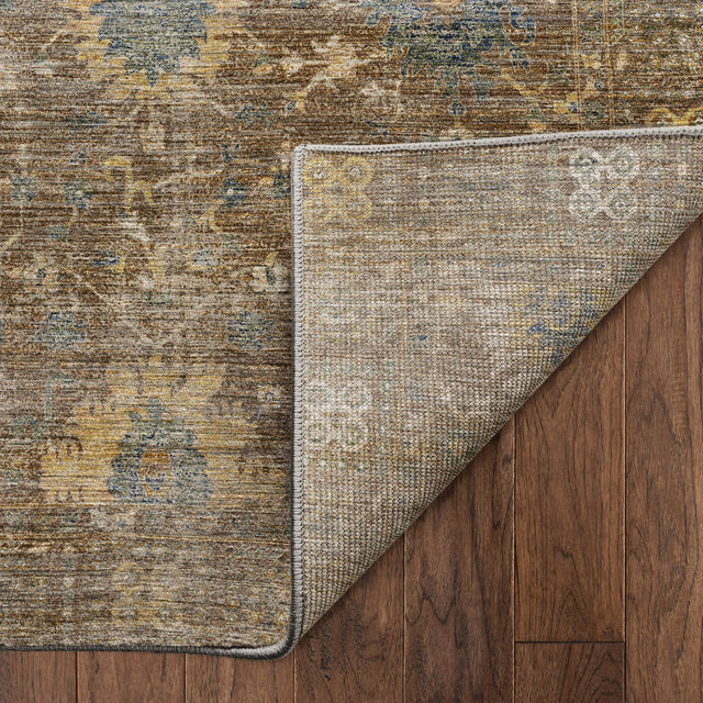 Dalyn Aristo AR2 Chocolate Rug backing detail