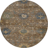Dalyn Aristo AR2 Chocolate Rug round rug