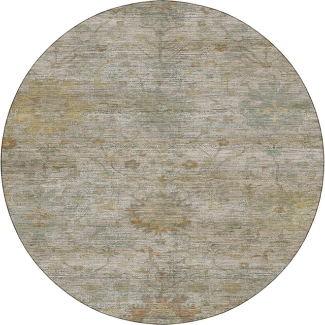 Dalyn Aristo AR2 Ivory Rug round rug