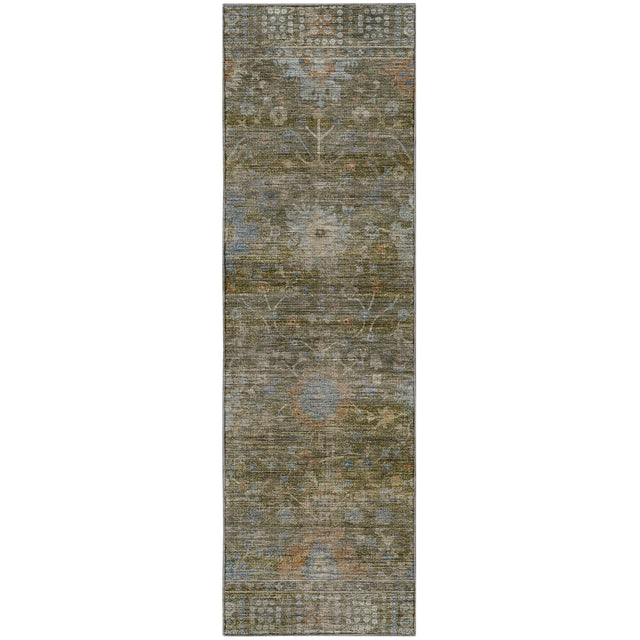 Dalyn Aristo AR2 Olive Rug runner rug