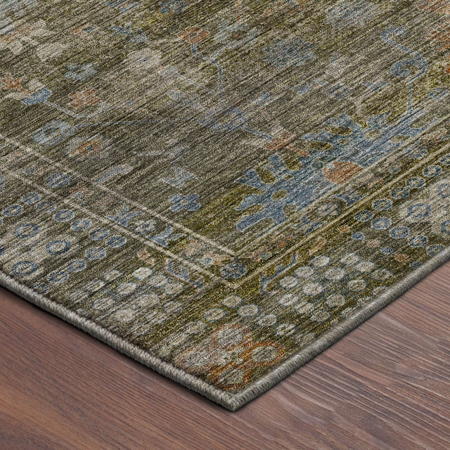 Dalyn Aristo AR2 Olive Rug corner detail