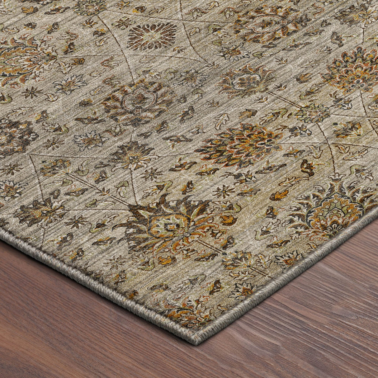 Dalyn Aristo AR3 Beige Rug corner detail