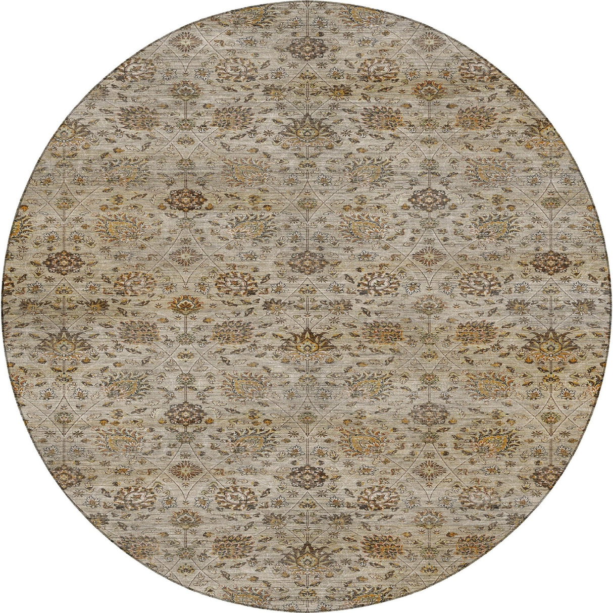 Dalyn Aristo AR3 Beige Rug round rug