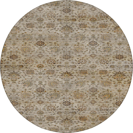Dalyn Aristo AR3 Beige Rug round rug