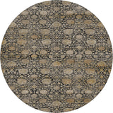 Dalyn Aristo AR3 Black Rug round rug