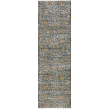 Dalyn Aristo AR3 Blue Rug runner rug