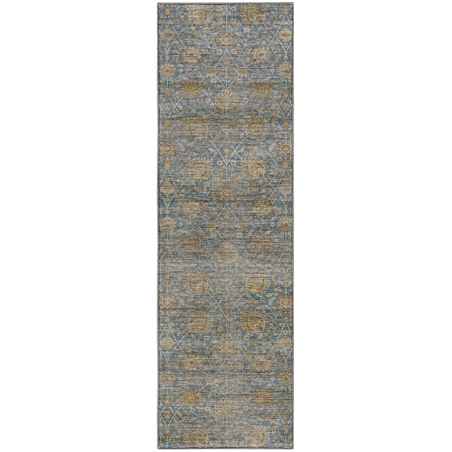 Dalyn Aristo AR3 Blue Rug runner rug
