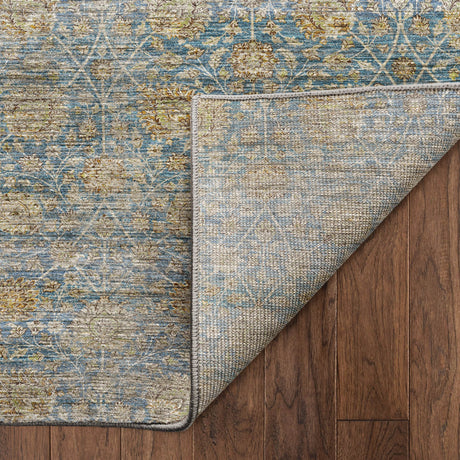 Dalyn Aristo AR3 Blue Rug backing detail