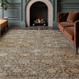 Dalyn Aristo AR3 Coffee Rug shown in a room
