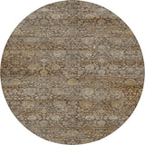 Dalyn Aristo AR3 Coffee Rug round rug