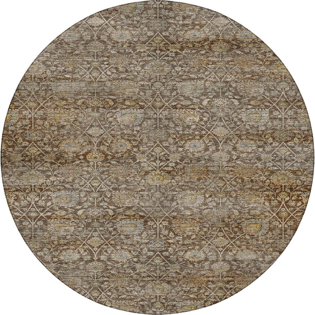 Dalyn Aristo AR3 Coffee Rug round rug