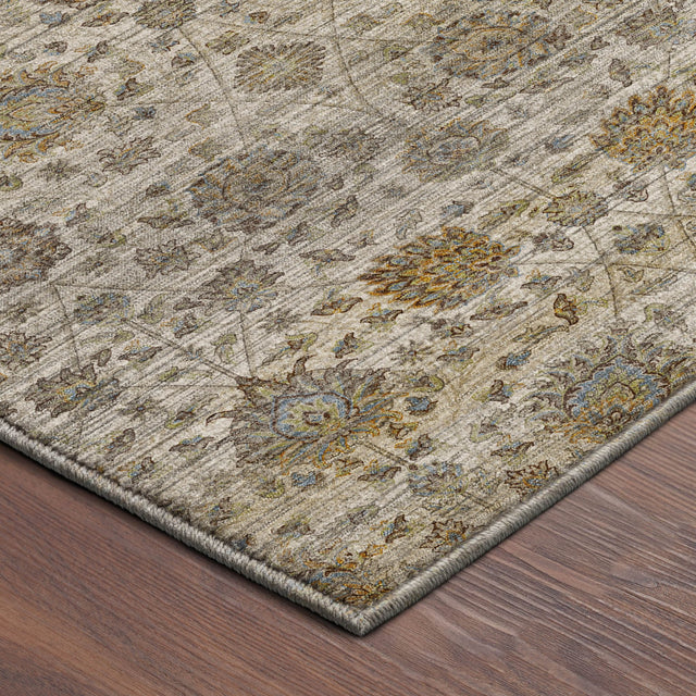 Dalyn Aristo AR3 Ivory Rug corner detail