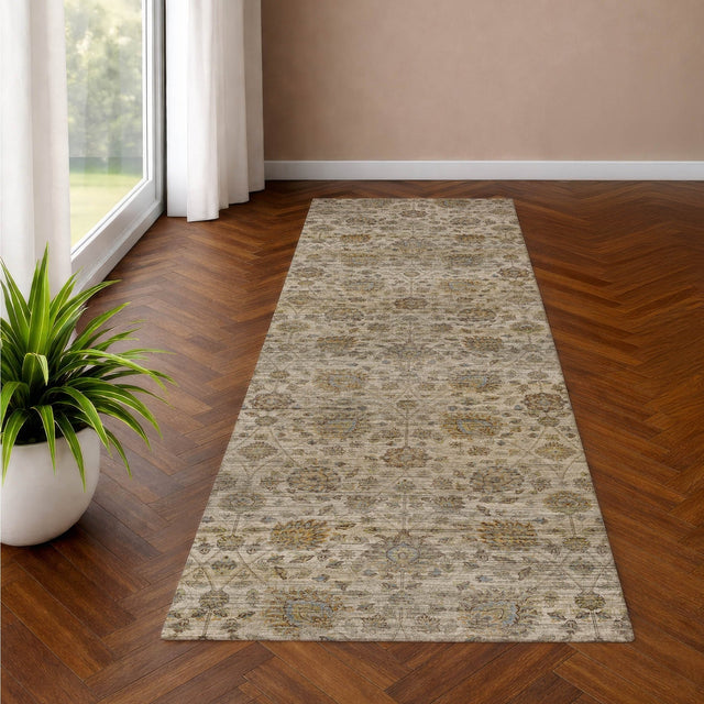 Dalyn Aristo AR3 Ivory Rug shown in a room