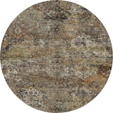 Dalyn Aristo AR4 Taupe Rug round rug