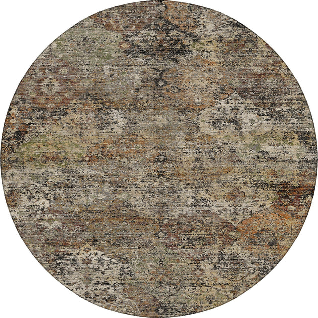 Dalyn Aristo AR4 Taupe Rug round rug