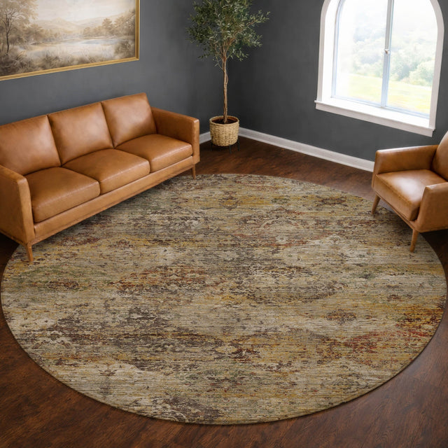 Dalyn Aristo AR4 Wheat Rug shown in a room