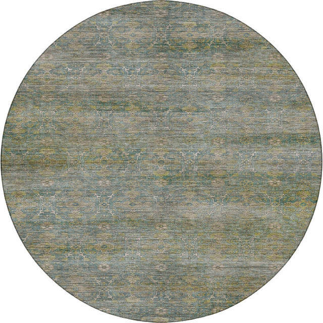 Dalyn Aristo AR5 Teal Rug round rug