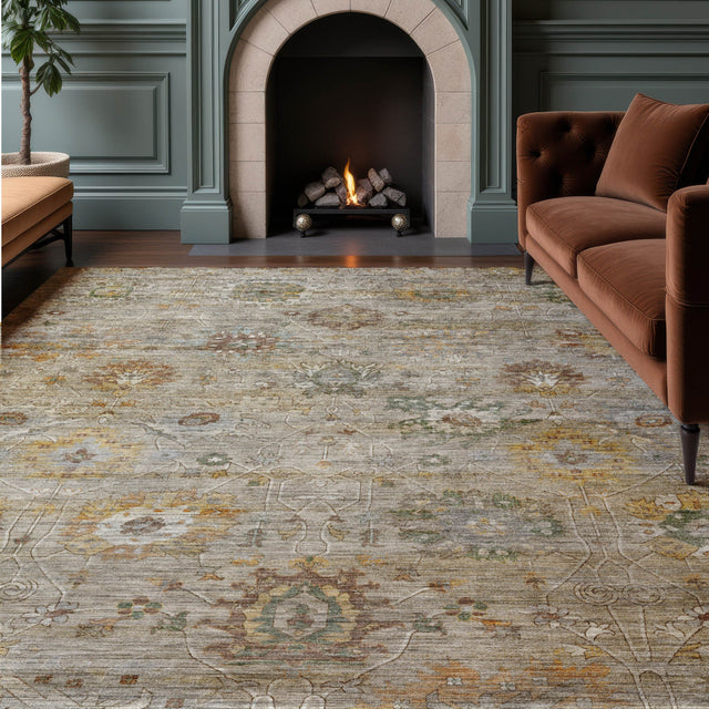 Dalyn Aristo AR6 Beige Rug shown in a room