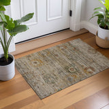 Dalyn Aristo AR6 Beige Rug shown in a room