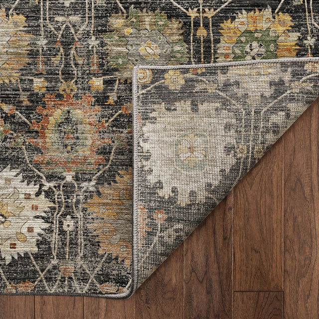 Dalyn Aristo AR6 Black Rug backing detail