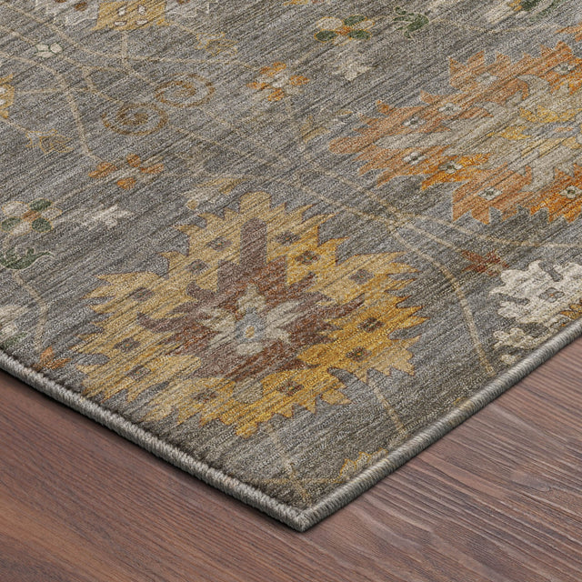Dalyn Aristo AR6 Gray Rug corner detail