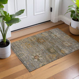 Dalyn Aristo AR6 Gray Rug shown in a room