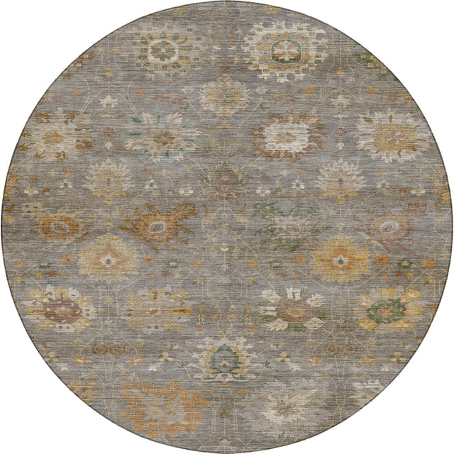 Dalyn Aristo AR6 Gray Rug round rug