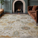 Dalyn Aristo AR6 Ivory Rug shown in a room