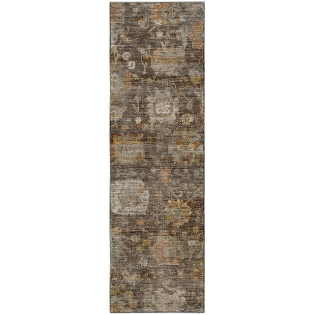 Dalyn Aristo AR7 Chocolate Rug runner rug