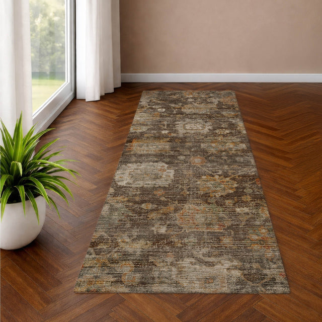 Dalyn Aristo AR7 Chocolate Rug shown in a room