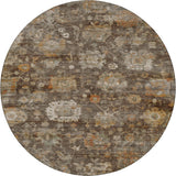 Dalyn Aristo AR7 Chocolate Rug round rug