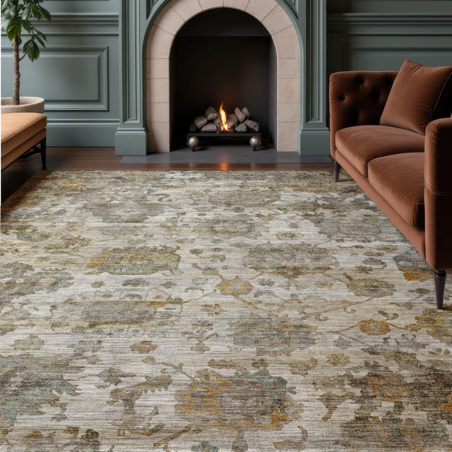 Dalyn Aristo AR7 Ivory Rug shown in a room
