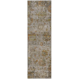 Dalyn Aristo AR7 Silver Rug runner rug