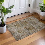 Dalyn Aristo AR7 Silver Rug shown in a room