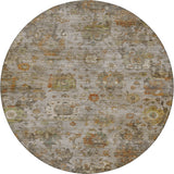Dalyn Aristo AR7 Silver Rug round rug