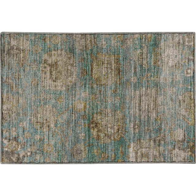 Dalyn Aristo AR7 Teal Rug rectangular rug