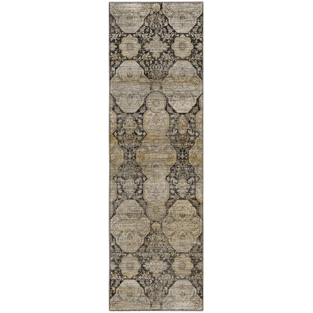 Dalyn Aristo AR8 Black Rug runner rug