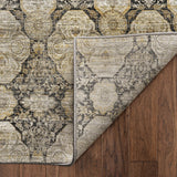 Dalyn Aristo AR8 Black Rug backing detail