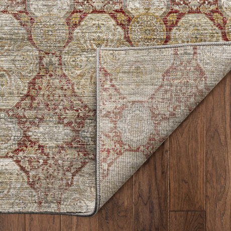 Dalyn Aristo AR8 Burgundy Rug backing detail